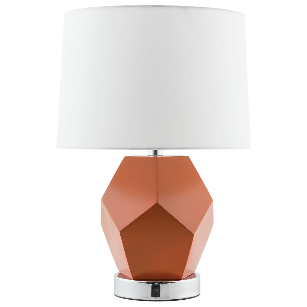 Casual Table Lamp, Orange